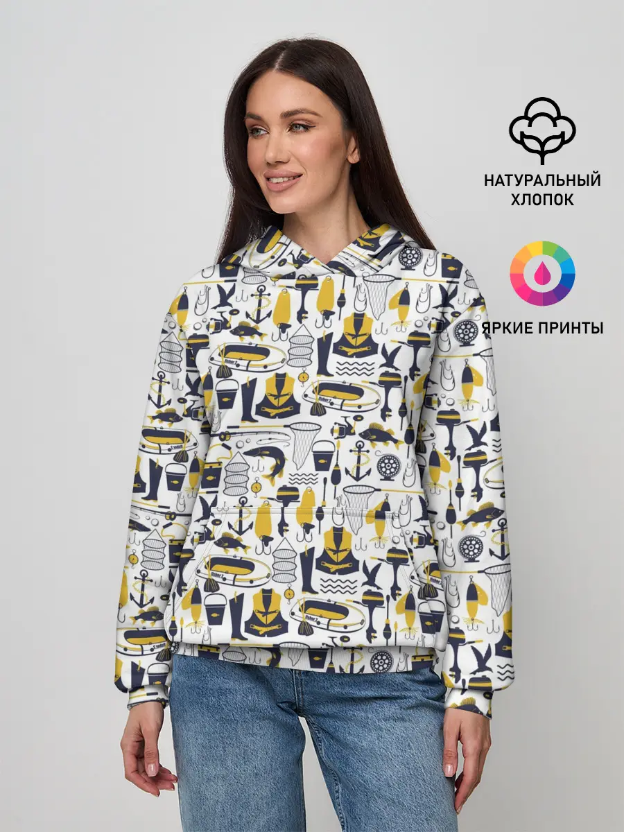 Женское худи / Мечта рыболова