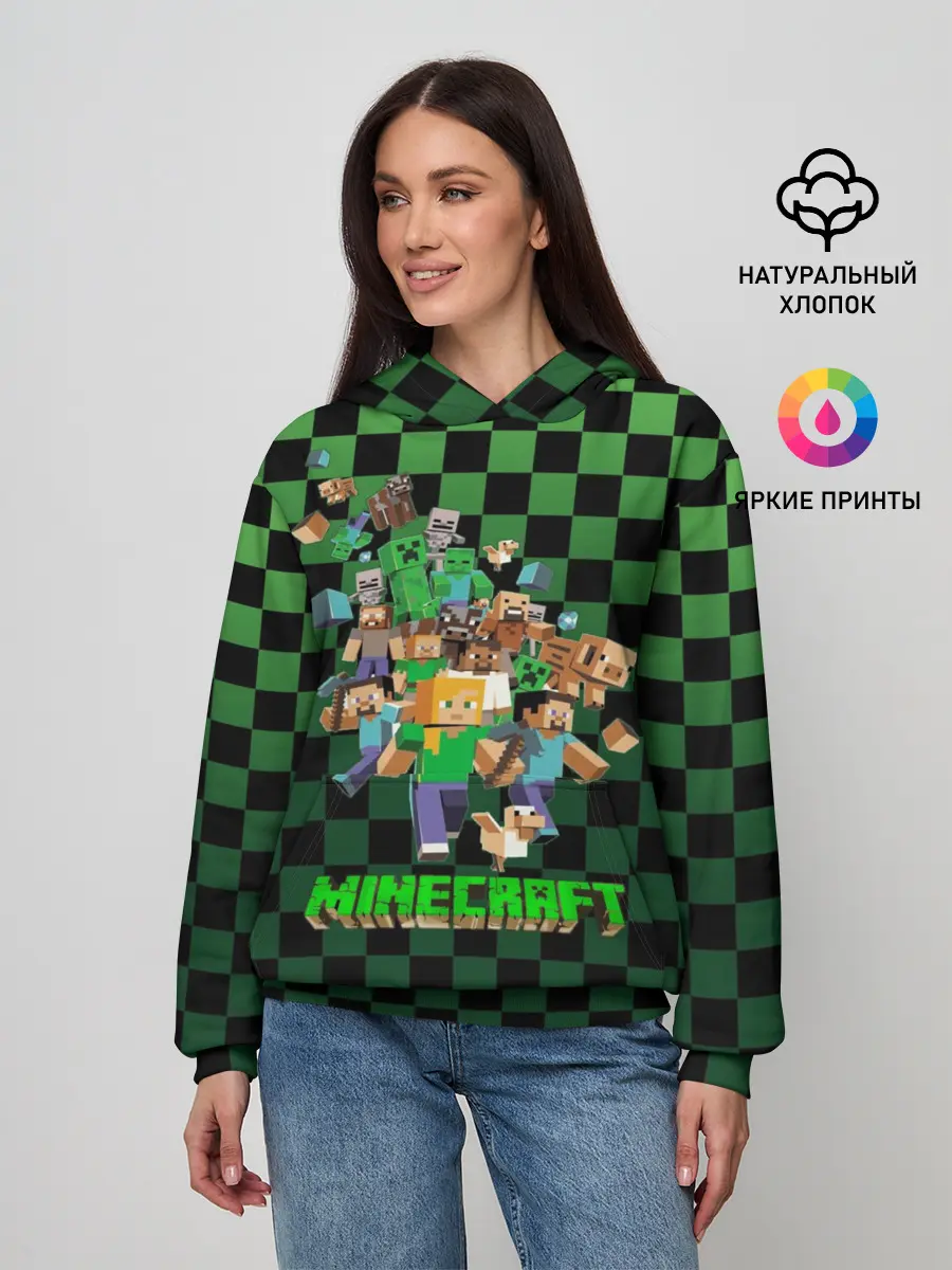 Женское худи / Minecraft