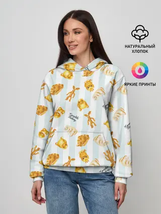 Женское худи / Baked Goods Pattern