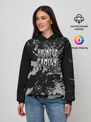 Женское худи / Haunted Family