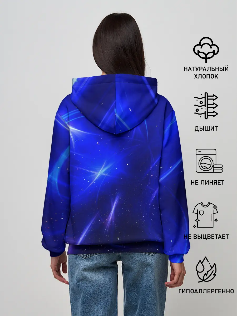 Женское худи / Космический вихрь