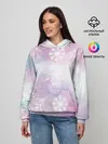 Женское худи / снежинки