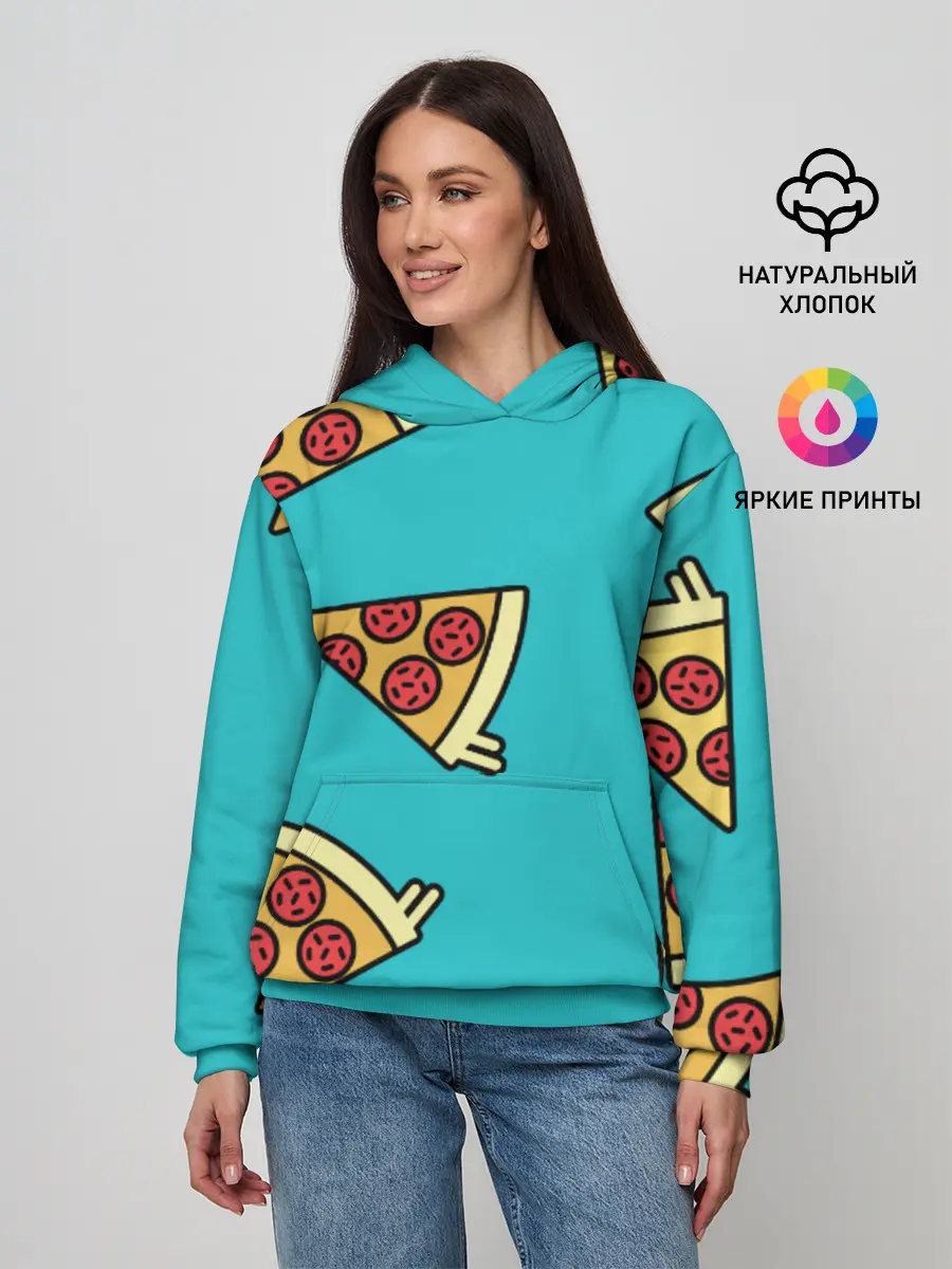 Женское худи / пицца