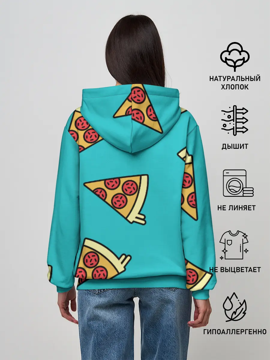 Женское худи / пицца