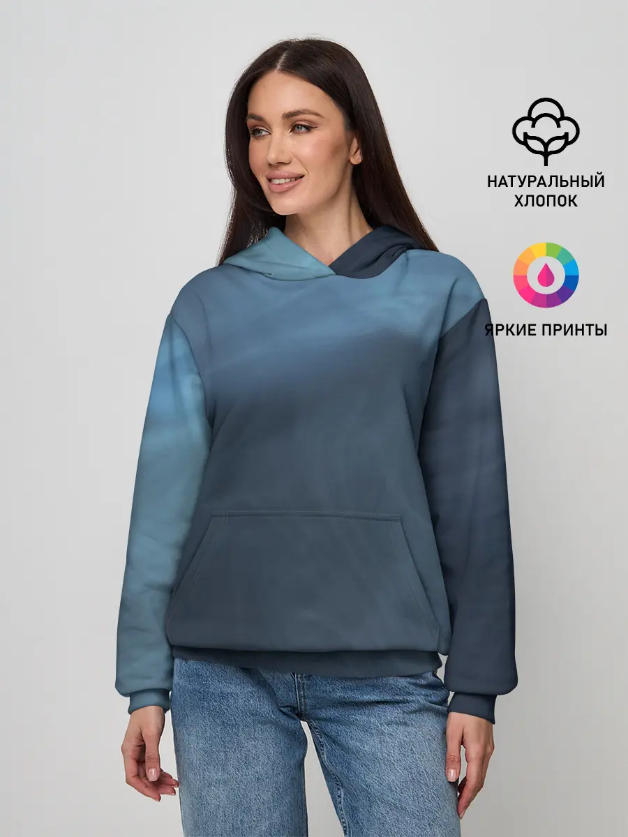 Женское худи / Дымчатый