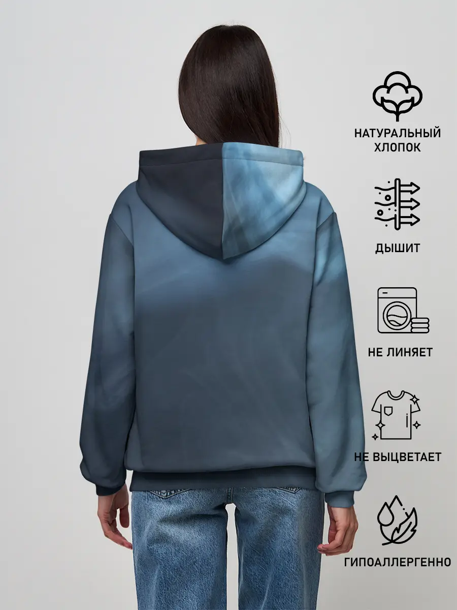 Женское худи / Дымчатый