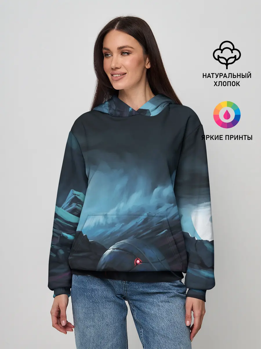 Женское худи / Космонавт