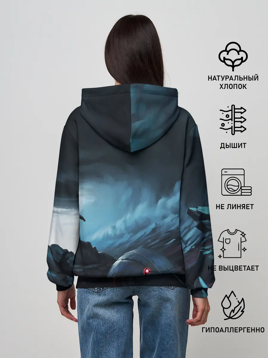 Женское худи / Космонавт