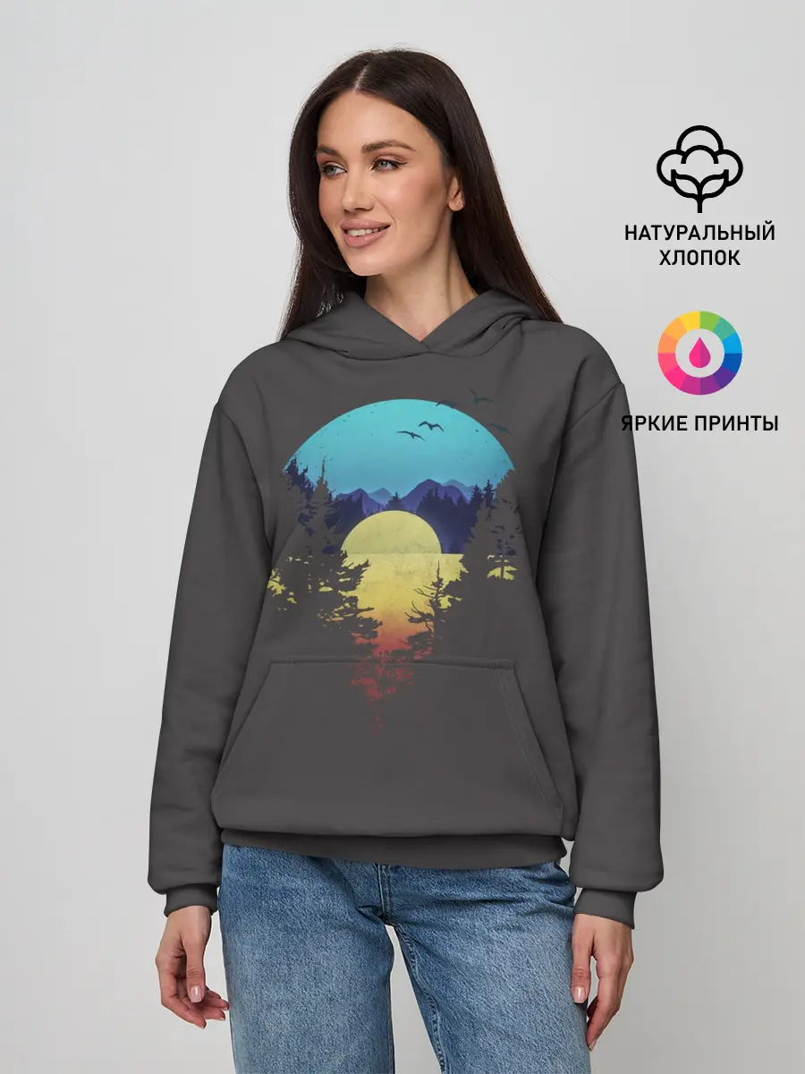 Женское худи / Закат