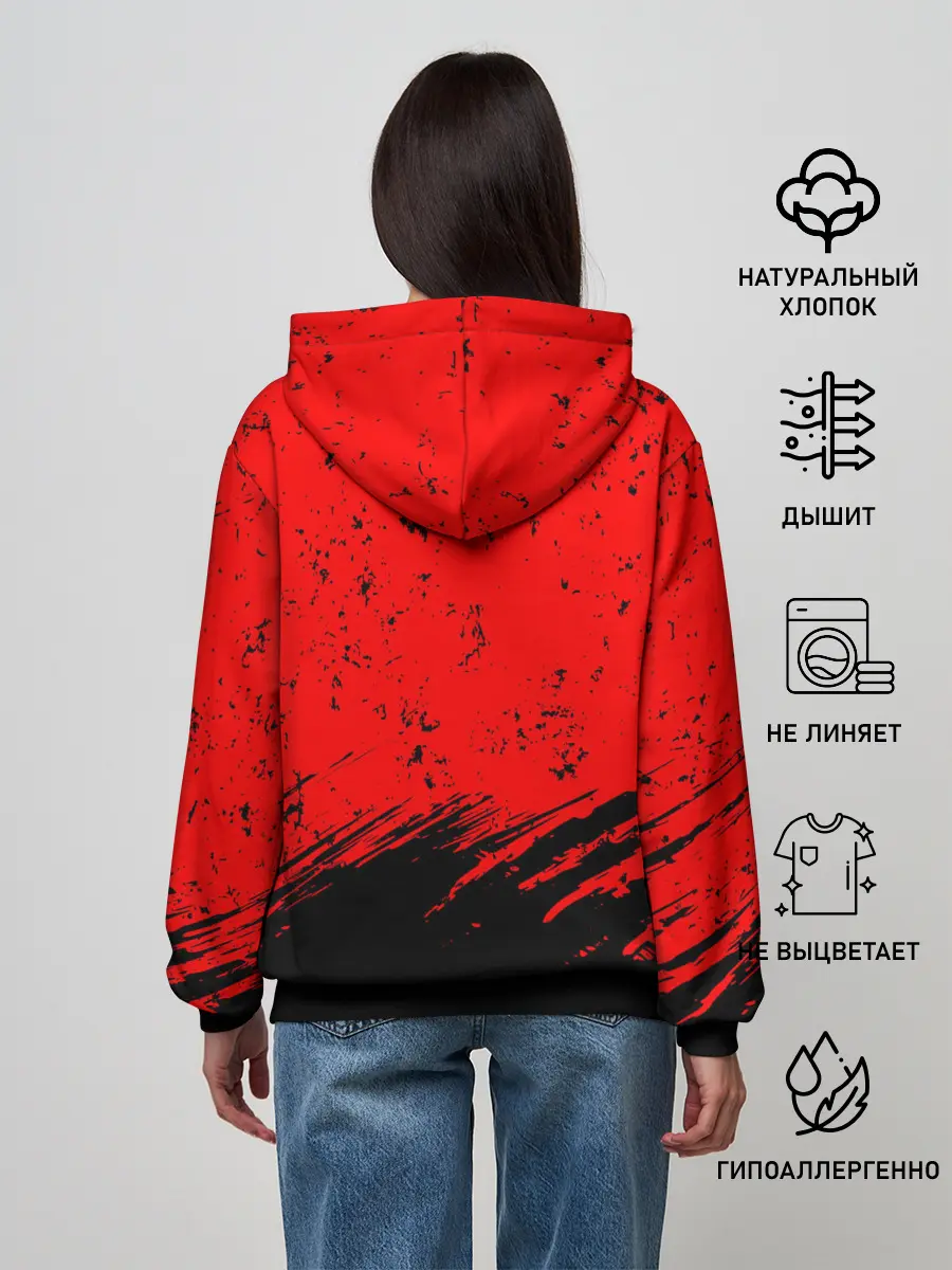 Женское худи / AMONG US - НЕ ВЕРЬ НИКОМУ