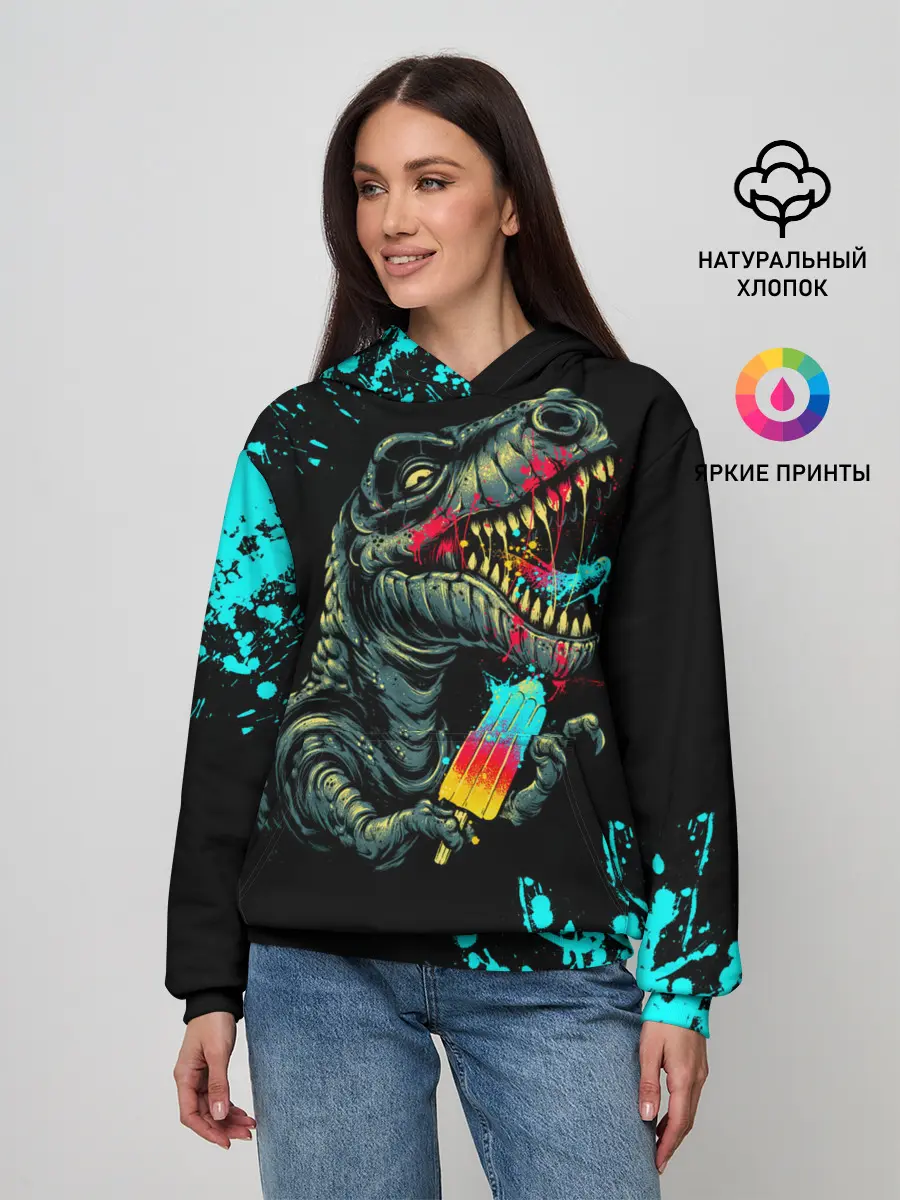 Женское худи / Godzilla