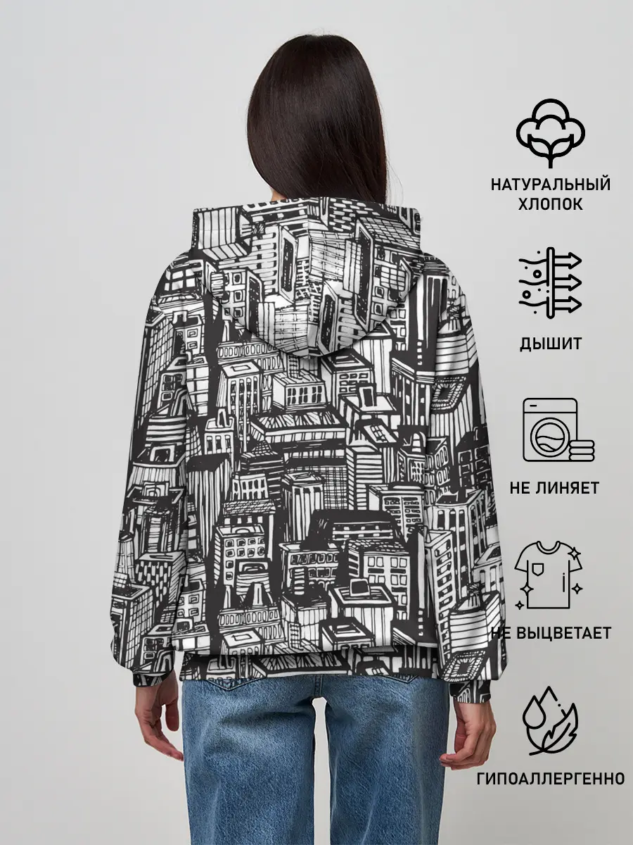 Женское худи / Бесконечный город