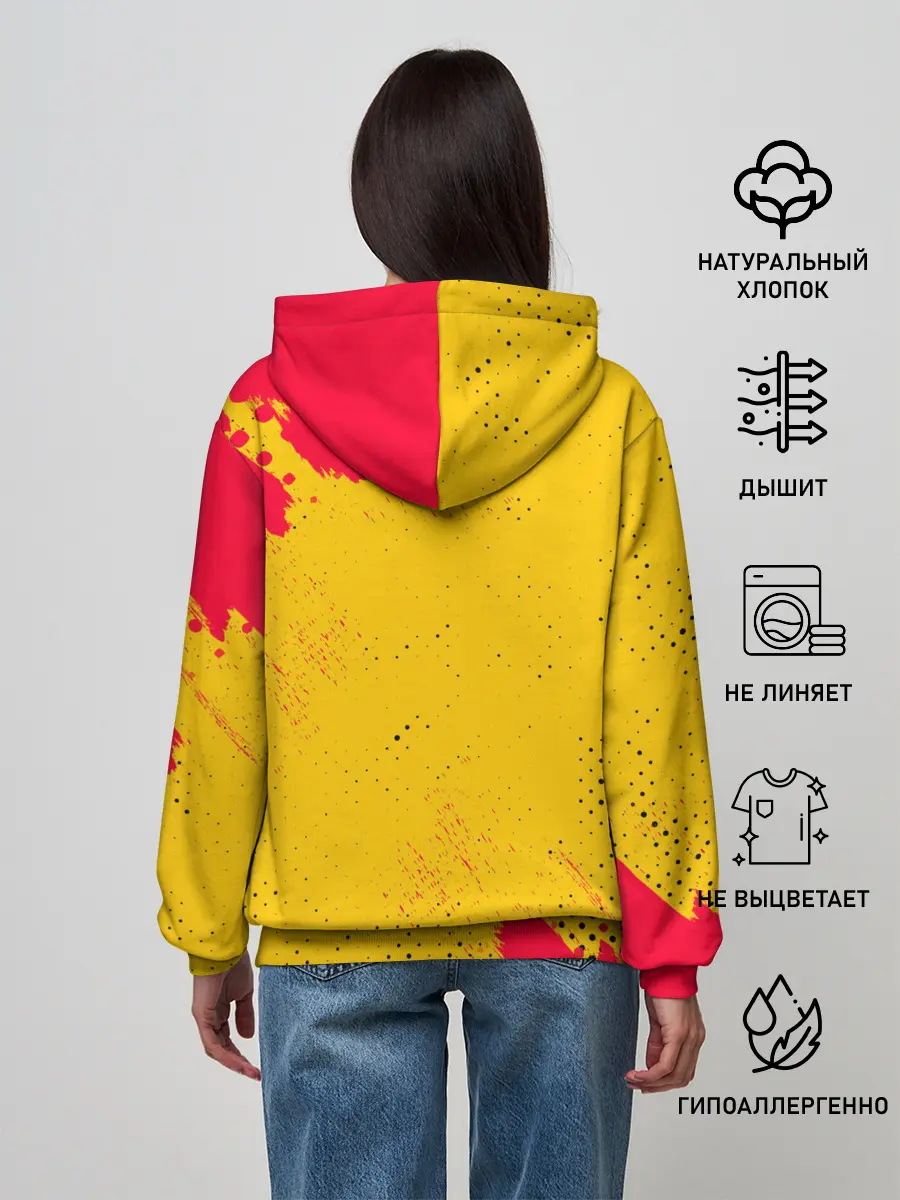 Женское худи / AMONG US - КРАСНЫЙ