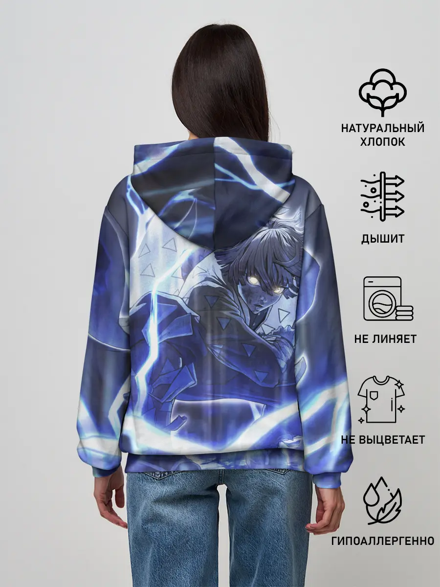 Женское худи / Клинок рассекающий демонов