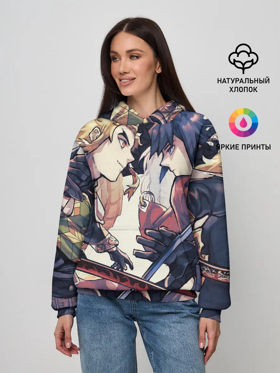 Женское худи / Два Клинка