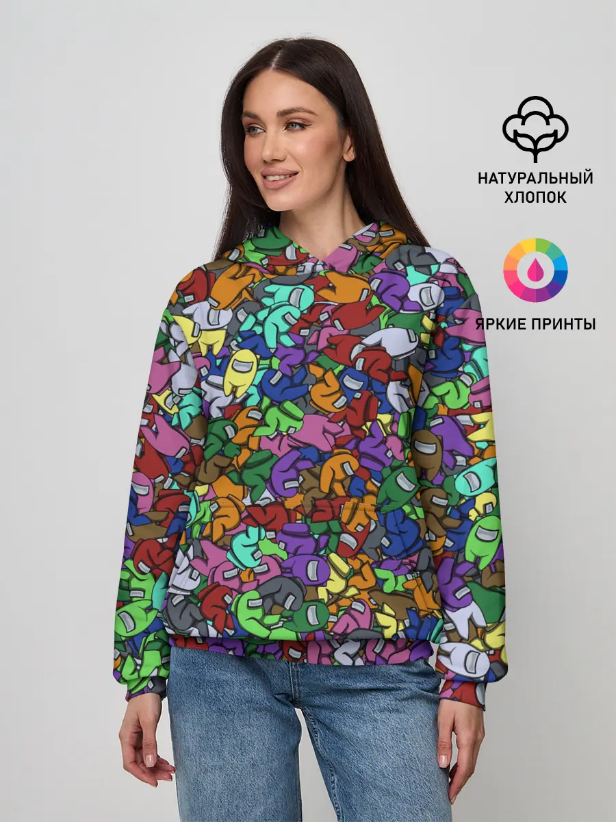 Женское худи / Among Us Overload