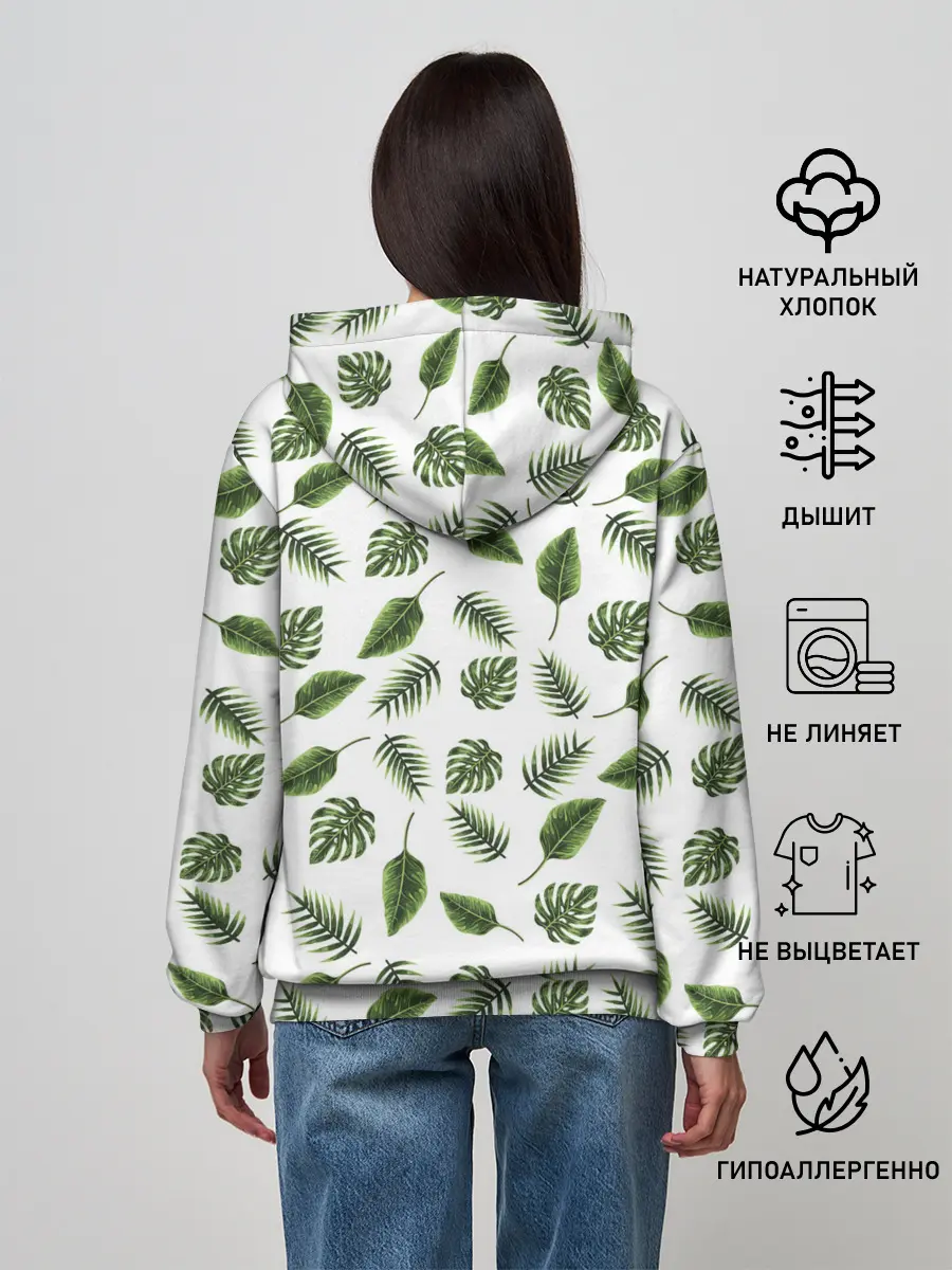 Женское худи / папоротник