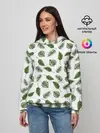 Женское худи / папоротник