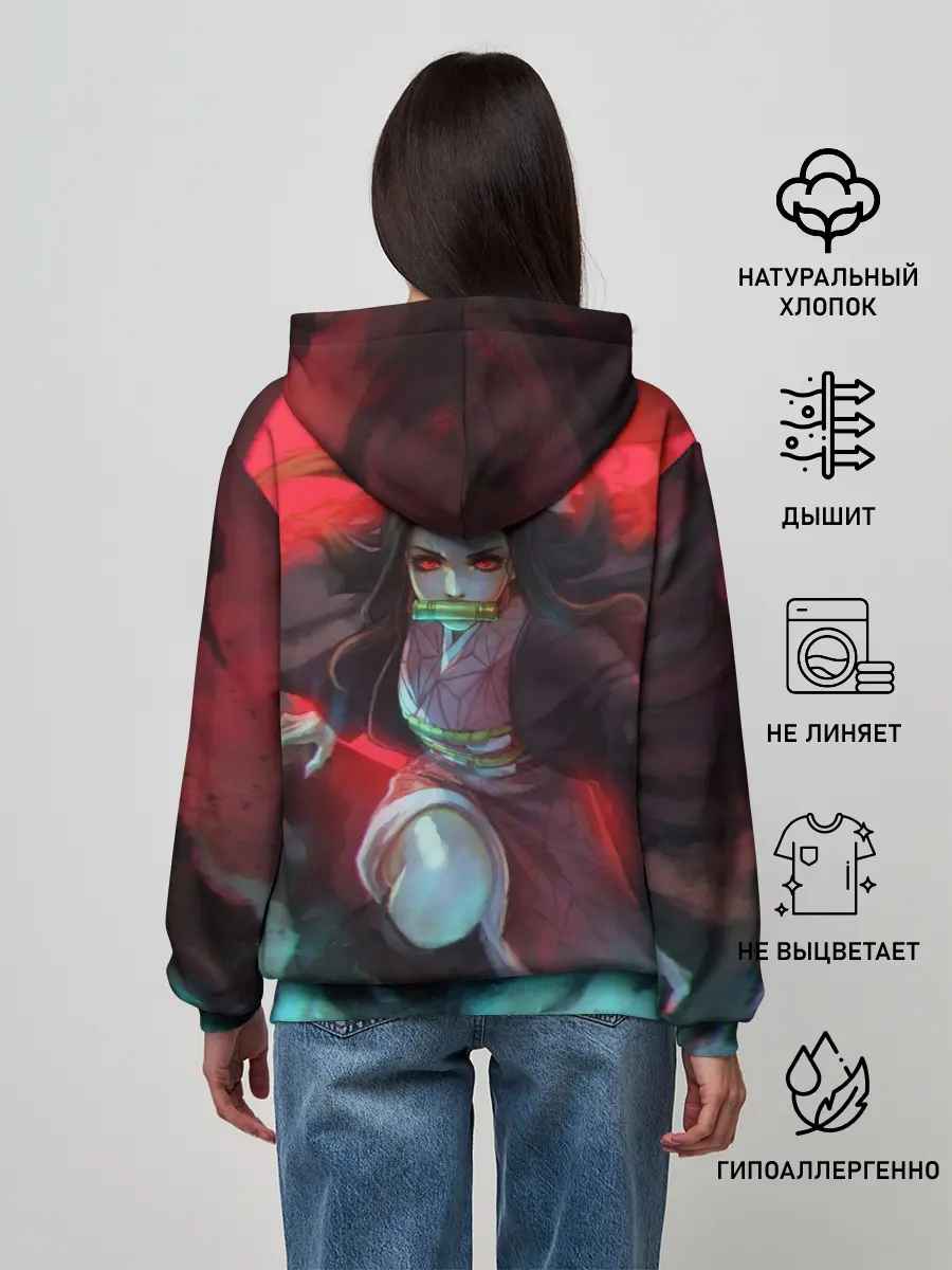 Женское худи / НЕЗУКО ИЗ КЛИНКА