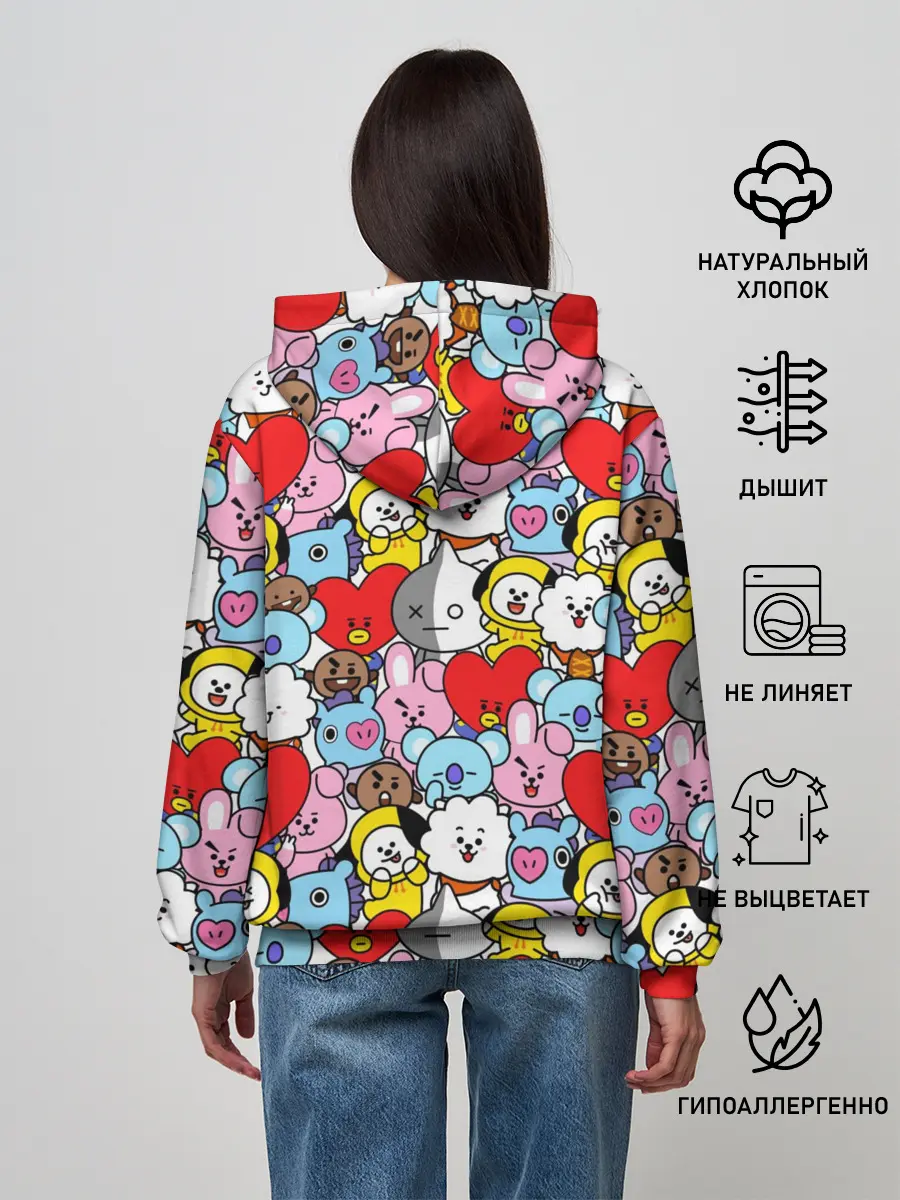 Женское худи / BT21 / BTS