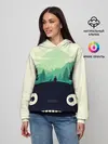 Женское худи / Тоторо охраняет лес