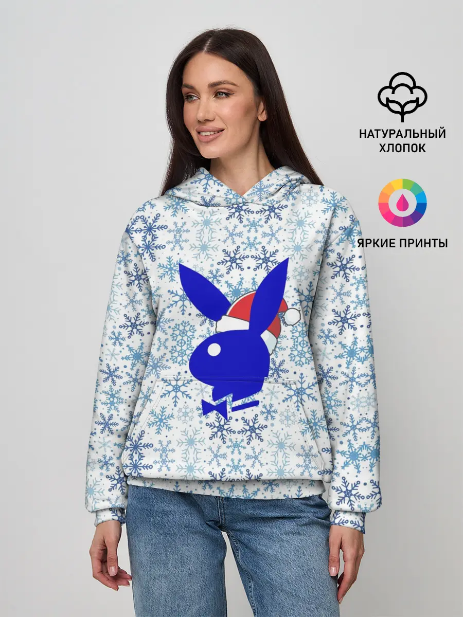 Женское худи / PLAYBOY - NEW YEAR