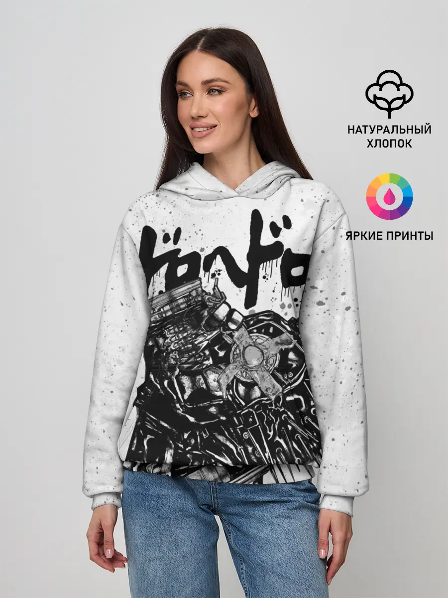 Женское худи / Профиль Каймана