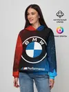 Женское худи / BMW - Снежный