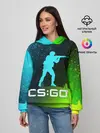 Женское худи / CS GO | КС ГО - Снежный