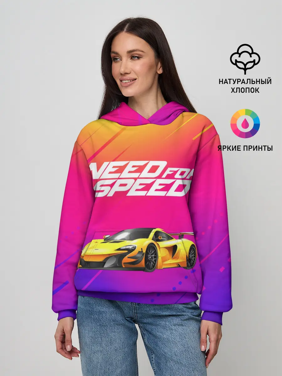 Женское худи / NEED FO SPEED
