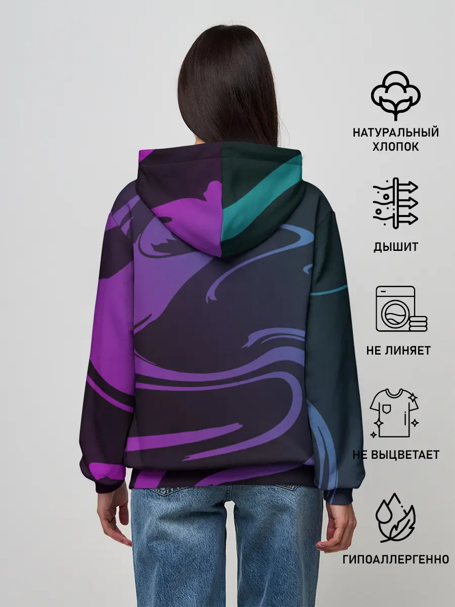 Женское худи / Робот полицейский