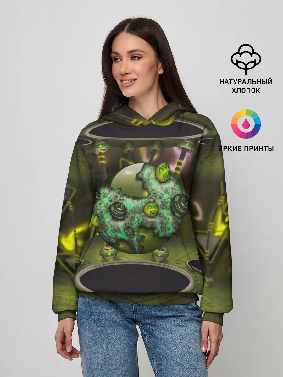 Женское худи / AbstractThings 3