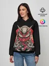 Женское худи / Cyber Oni Samurai