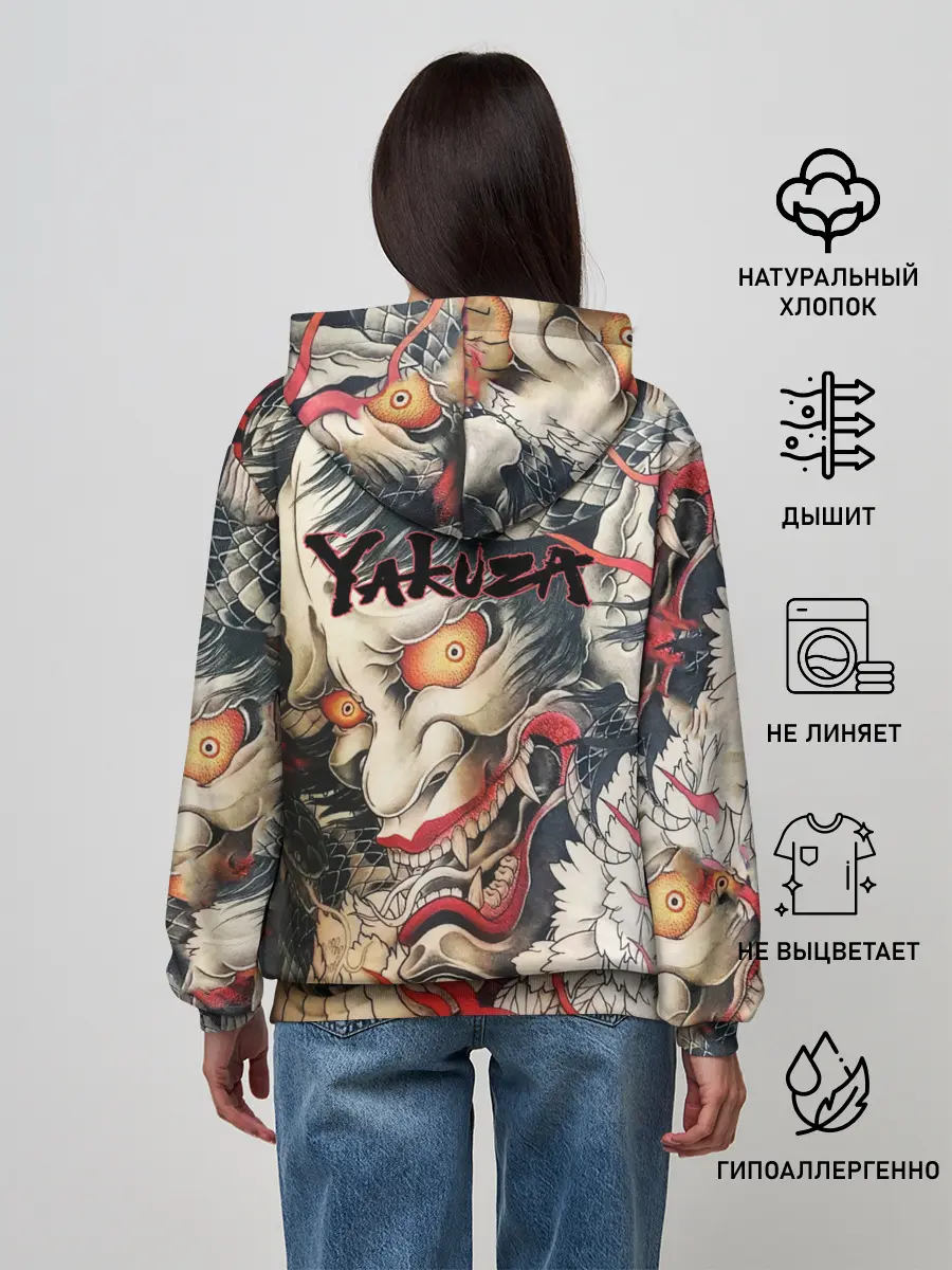 Женское худи / Самурай