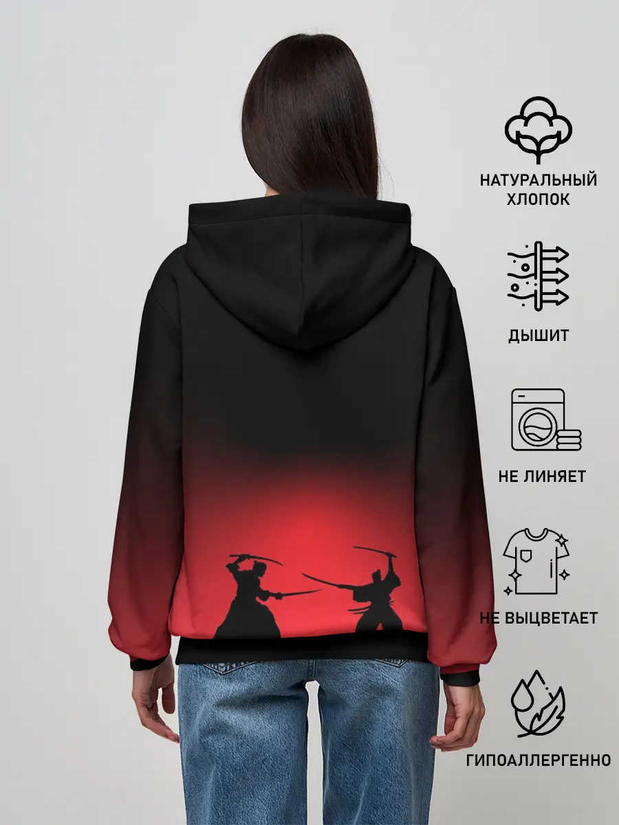 Женское худи / Путь самурая