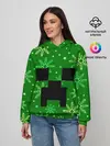 Женское худи / ЗИМНИЙ MINECRAFT