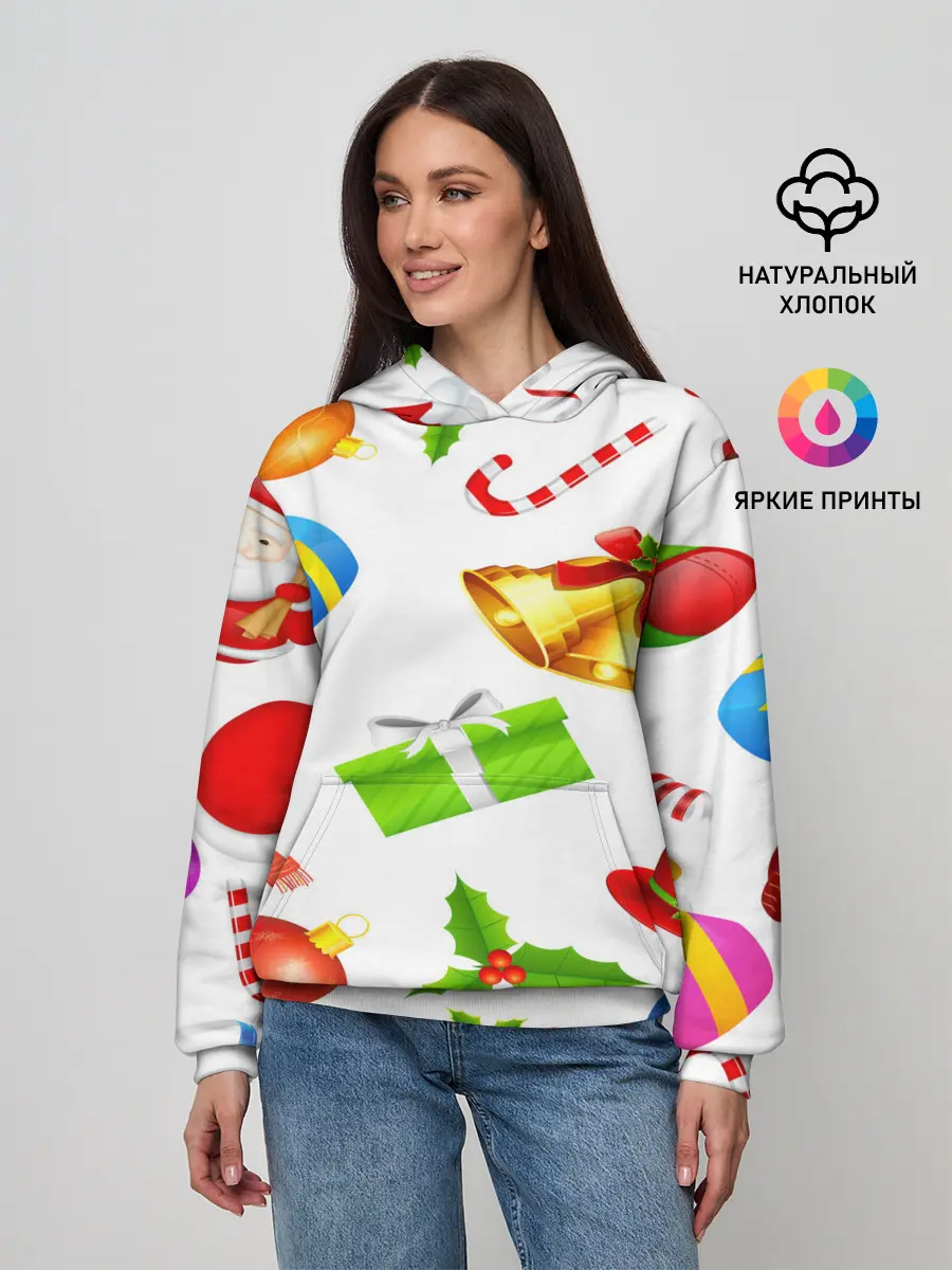 Женское худи / Новый год!