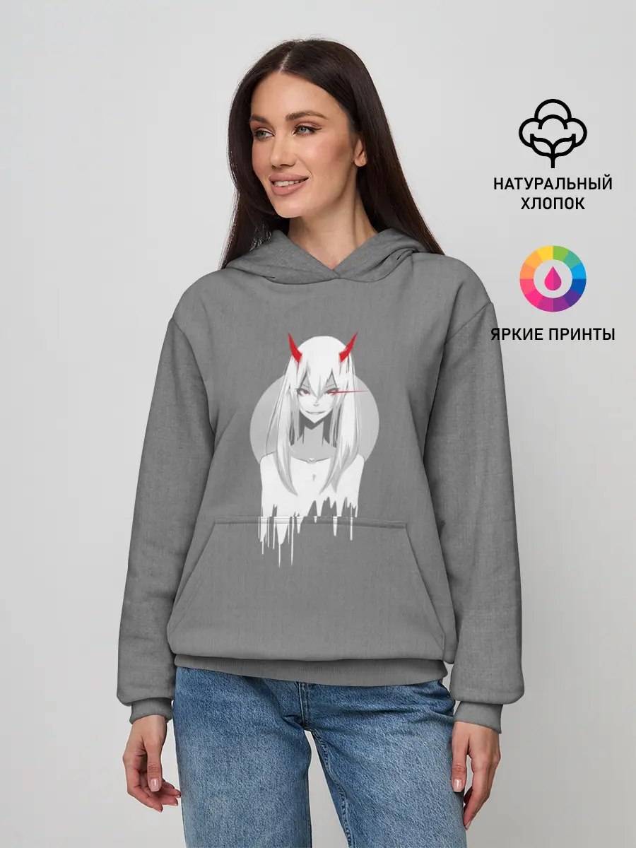 Женское худи / Убийца Напарников Zero Two