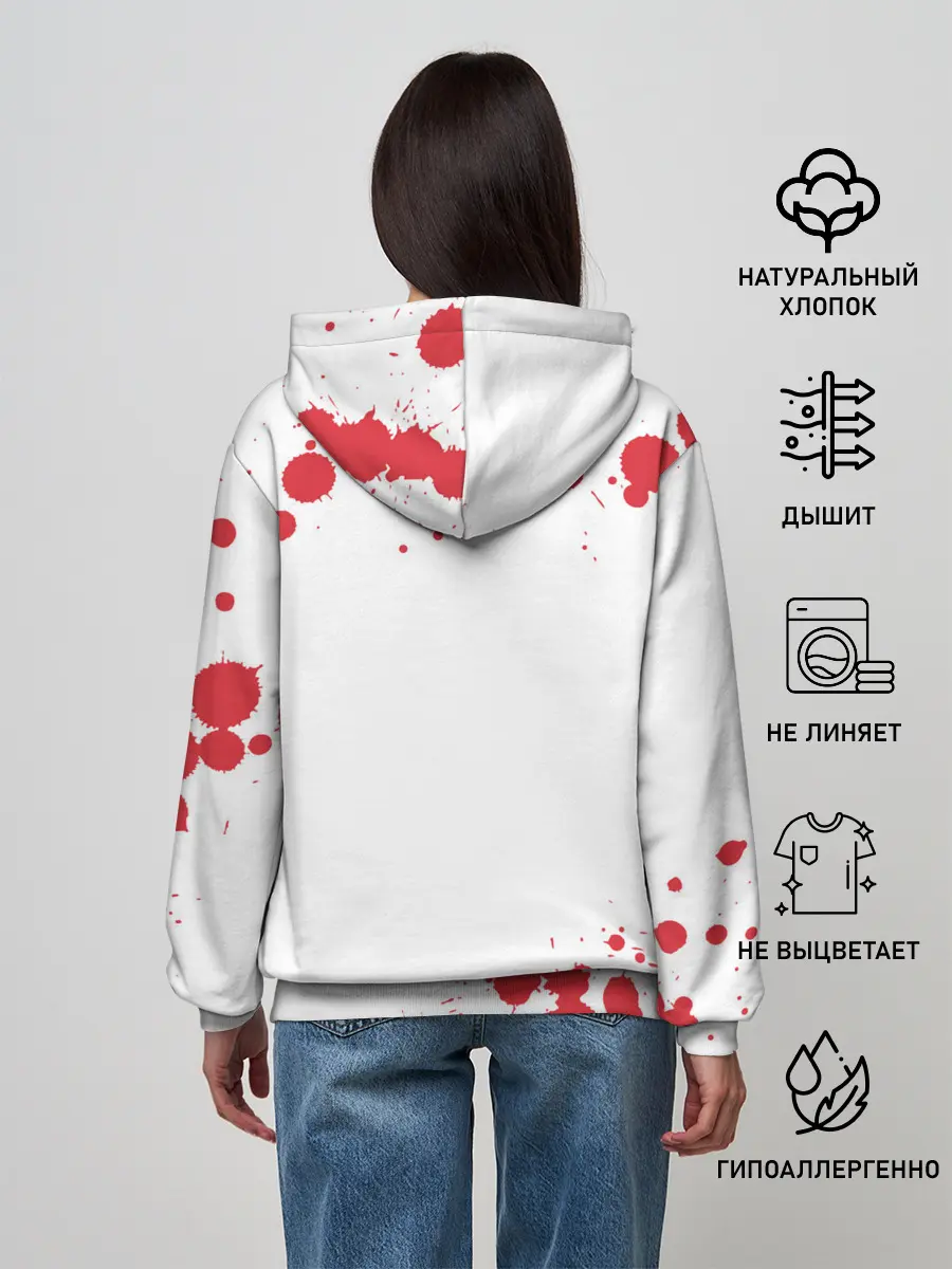 Женское худи / AMONG US - Импостор Покушал