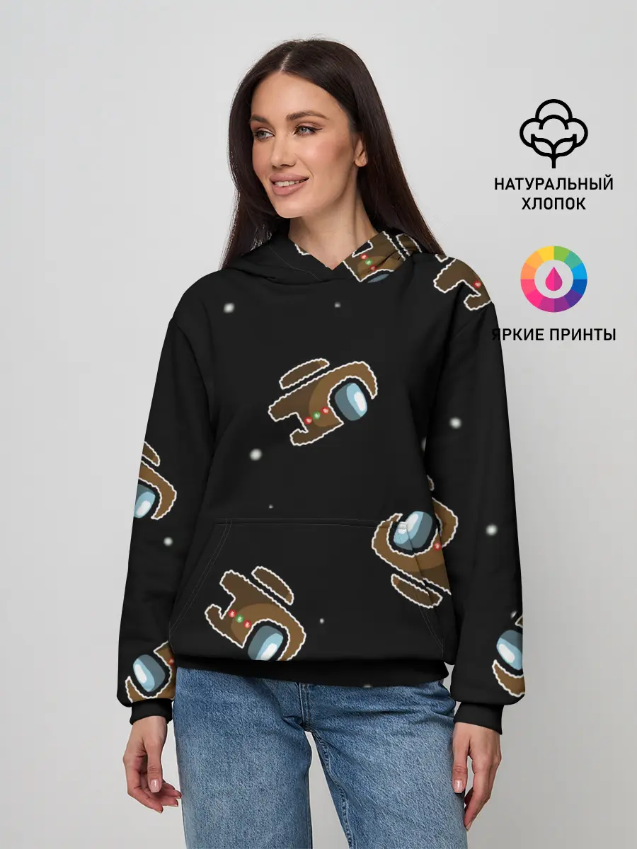 Женское худи / пряник among us