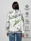 Женское худи / Панда с бамбуком