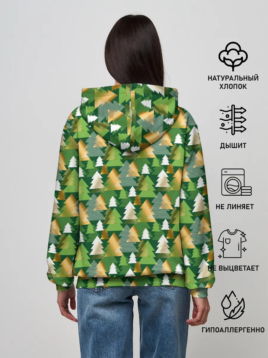 Женское худи / Ёлки