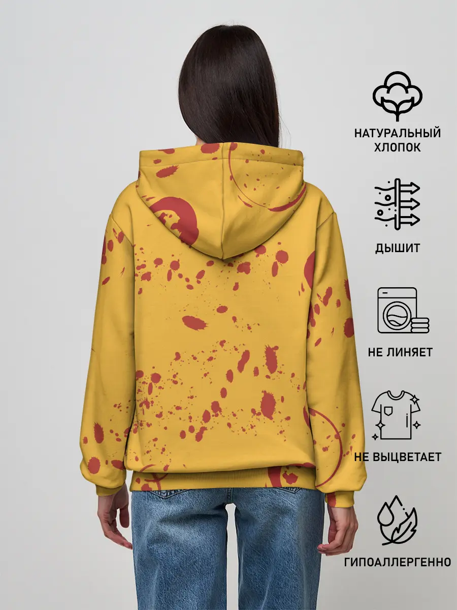 Женское худи / Лис Самурай