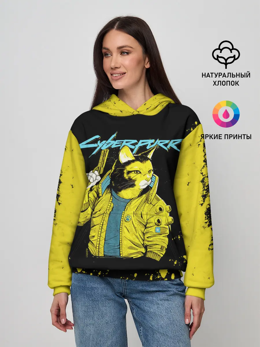 Женское худи / CyberPunk 2077
