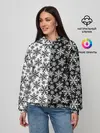 Женское худи / Снежинки