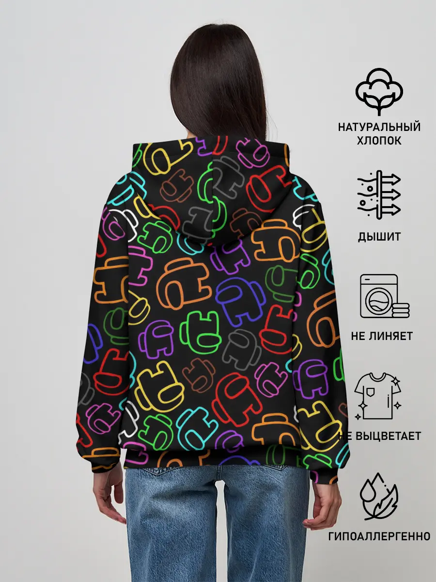 Женское худи / AMONG US NEON