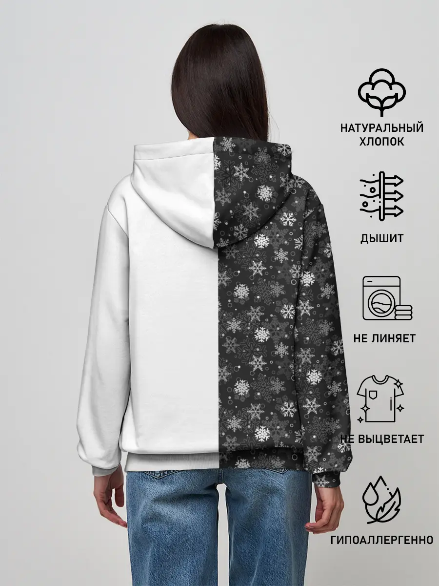 Женское худи / Дедушка Мороз