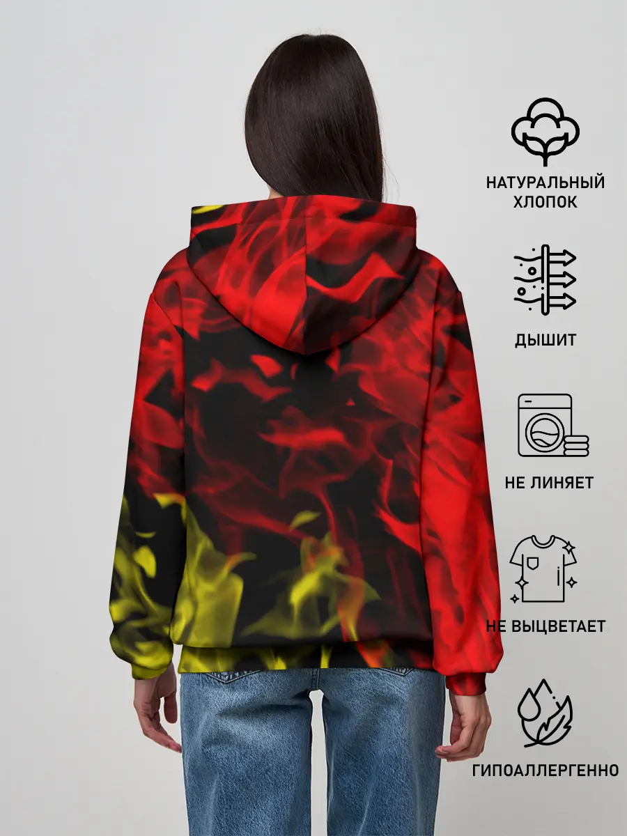 Женское худи / Маг огня Among us