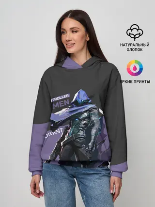 Женское худи / Valorant - Omen