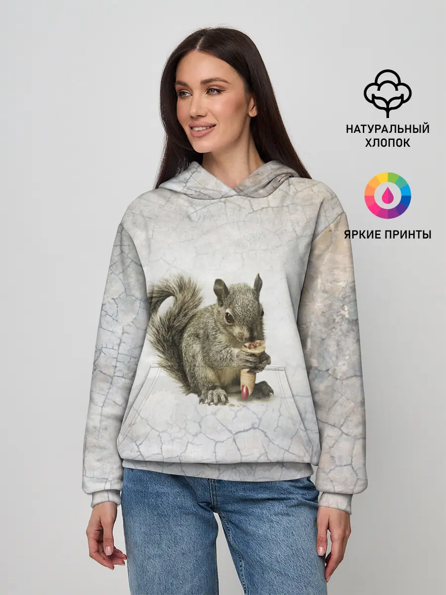Женское худи / Белки